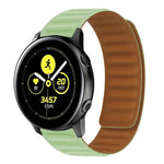 สายรัดนาฬิกาซิลิโคนแม่เหล็ก สำหรับ Samsung Galaxy Watch 3 41MM R850, สำหรับ Samsung Galaxy Gear Sport, สำหรับ Samsung Galaxy Watch Active