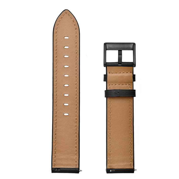 First Layer Leather Car Line Solid Color Strap, For Huawei Watch GT3 46mm / Watch GT Runner, For Huawei Watch GT3 42mm / Watch GT2 42mm