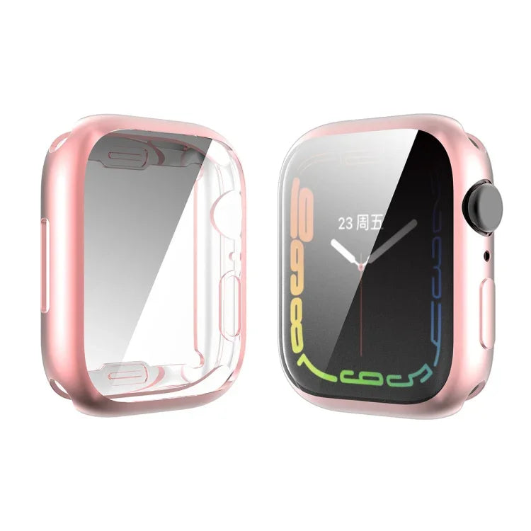 ENKAY Hat-Prince Electroplated TPU Case, For Apple Watch Series 9 / 8 / 7 41mm, For Apple Watch Series 9 / 8 / 7 45mm
