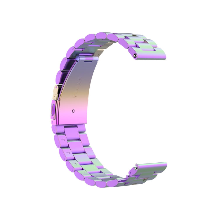 22mm Three Flat Buckle Stainless Steel Strap, 22mm Three Flat Buckle For Huawei Watch GT Runner / Watch GT 3 46mm, 20mm Three Flat Buckle For Huawei watch GT 3 42mm / Watch GT 2 42mm