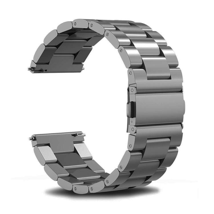 22mm Three Flat Buckle Stainless Steel Strap, 22mm Three Flat Buckle For Huawei Watch GT Runner / Watch GT 3 46mm, 20mm Three Flat Buckle For Huawei watch GT 3 42mm / Watch GT 2 42mm
