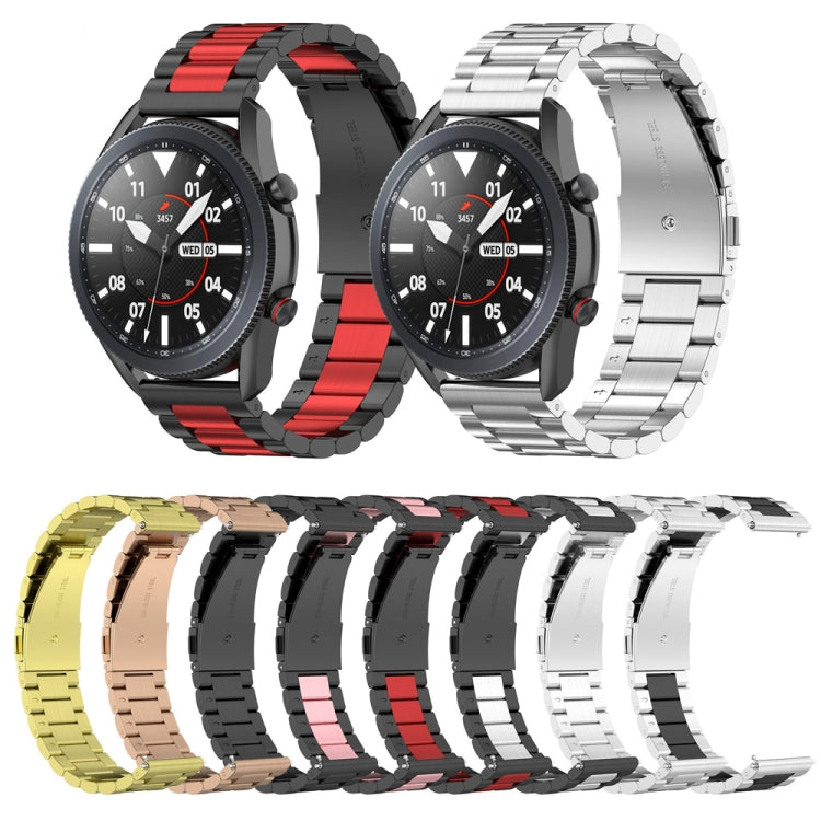 22mm Three Flat Buckle Stainless Steel Strap, 22mm Three Flat Buckle For Huawei Watch GT Runner / Watch GT 3 46mm, 20mm Three Flat Buckle For Huawei watch GT 3 42mm / Watch GT 2 42mm