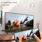 สายจอ OT-UC503 USB Type C ตัวผู้เป็น HDMI ตัวผู้ ความละเอียด 4K