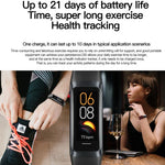 C60 สายฟิตเนสสมาร์ทกันน้ำ IP67 ขนาด 1.1 นิ้ว