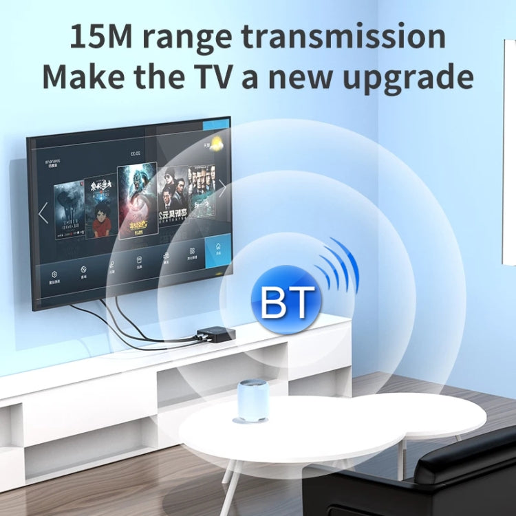 BT-21 ตัวรับและส่งสัญญาณ Bluetooth 5.0 NFC อะแดปเตอร์เสียง RCA 3.5 มม. AUX, BT-21