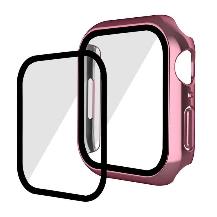 เคสกรอบ PC 2 in 1 พร้อมกระจกนิรภัย 9H ENKAY Hat-Prince สำหรับ Apple Watch Series 8 / 7 41 มม., สำหรับ Apple Watch Series 8 / 7 45 มม.