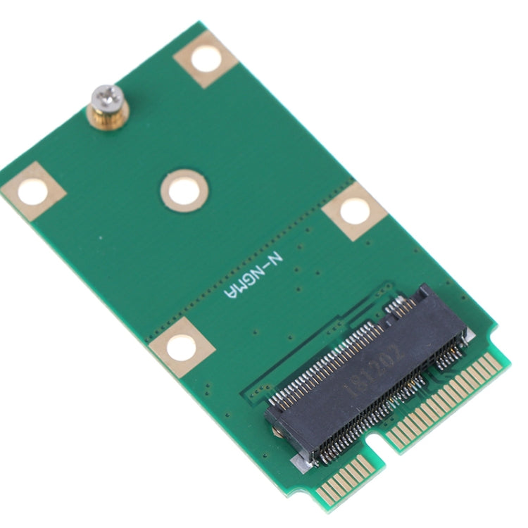 การ์ดอะแดปเตอร์ Mini PCI-E M.2 NGFF 30mm 42mm SSD เป็น 52 พิน mSATA