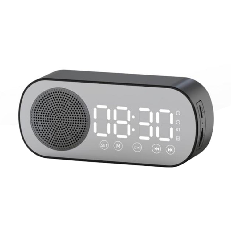 ลำโพงดิจิทัลบลูทูธ 5.0 Z7 นาฬิกาปลุกกระจกมัลติฟังก์ชัน วิทยุ FM, Z7 (สีดำ), Z7 (สีขาว), Z7 (สีชมพู)