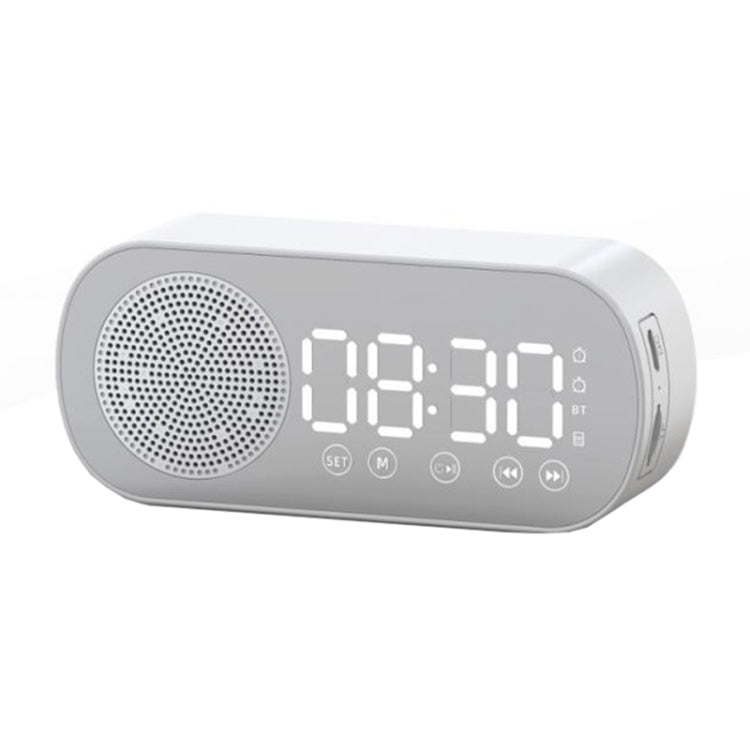 ลำโพงดิจิทัลบลูทูธ 5.0 Z7 นาฬิกาปลุกกระจกมัลติฟังก์ชัน วิทยุ FM, Z7 (สีดำ), Z7 (สีขาว), Z7 (สีชมพู)
