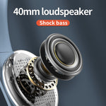 A50 Bass Stereo Wireless Bluetooth HIFI Headset with Mic
