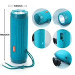 ลำโพงบลูทูธไร้สายมัลติฟังก์ชันกลางแจ้งพกพาพร้อมไฟ LED T&G TG312