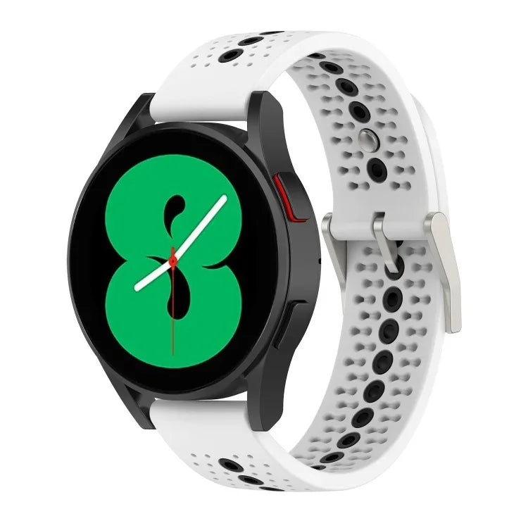 สายซิลิโคนระบายอากาศสองสี สำหรับ Samsung Gear S2 Classic, สำหรับ Samsung Galaxy Gear Sport