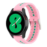 Two-Color Silicone Breathable Strap, For Samsung Gear S2 Classic, For Samsung Galaxy Gear Sport