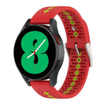 Two-Color Silicone Breathable Strap, For Samsung Gear S2 Classic, For Samsung Galaxy Gear Sport