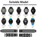 Silicone Sports Strap, For Garmin Fenix 7, For Garmin Approach s62, For Garmin Fenix 6 GPS