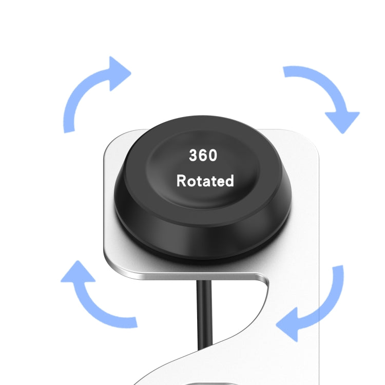 Rotatable Magnetic Metal Charging Base, For Huawe Watch D, For Huawei Watch GT3, For Huawei Watch 3, For Huawei Watch 3 Pro, For Huawei Watch GT Runner, For  Huawei Watch GT2 Pro, For Huawei Watch GT2 Pro ECG