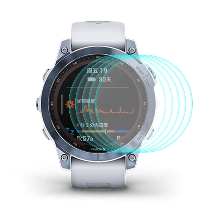 For Garmin Fenix 7 ENKAY 0.2mm 9H Tempered Glass Screen Protector Watch Film, 1 PC, 2 PCS, 5 PCS, 10 PCS