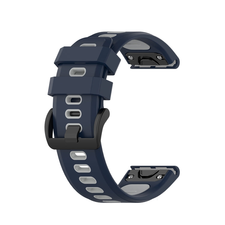 26mm Two-color Silicone Jack Watch Strap, For Garmin Fenix 7X
