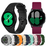 สายซิลิโคนลายตารางขนาด 20 มม. สำหรับ Samsung Galaxy Watch 4 ขนาด 40 มม. / 44 มม. สำหรับ Samsung Galaxy Watch 4 Classic ขนาด 42 มม. / 46 มม. สำหรับ Samsung Galaxy Watch 3 ขนาด 41 มม. สำหรับ Samsung Galaxy Watch Active 2 ขนาด 40 มม. / 44 มม.