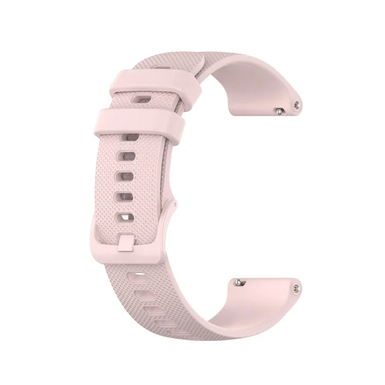 สายซิลิโคนลายตาราง 20 มม. สำหรับ Samsung Galaxy Watch Active 40 มม., สำหรับ Samsung Galaxy Watch 42 มม., สำหรับ Samsung Galaxy Gear Sport, สำหรับ Samsung Gear S2 Classic
