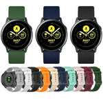 สายซิลิโคนลายตาราง 20 มม. สำหรับ Samsung Galaxy Watch Active 40 มม., สำหรับ Samsung Galaxy Watch 42 มม., สำหรับ Samsung Galaxy Gear Sport, สำหรับ Samsung Gear S2 Classic