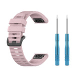 26mm Solid Color Silicone Quick Release Strap, For Garmin Fenix 7X