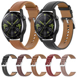 สายหนังลูกวัวลายเย็บ สำหรับ Samsung Galaxy Watch 3 ขนาด 45 มม. สำหรับ Samsung Galaxy Watch ขนาด 46 มม. สำหรับ Samsung Galaxy Gear S3 Classic / Gear S3 Frontier