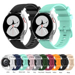 สายซิลิโคนลายเส้นคาร์บอนไฟเบอร์ 20mm สำหรับ Samsung Galaxy Watch 4 40mm / 44mm, สำหรับ Samsung Galaxy Watch 4 Classic 42mm / 46mm, สำหรับ Samsung Galaxy Watch 3 41mm, สำหรับ Samsung Galaxy Watch Active 2 40mm / 44mm