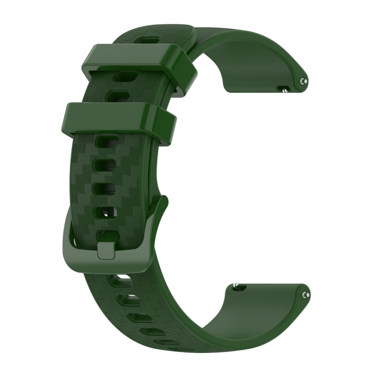 สายซิลิโคนลายเส้นคาร์บอนไฟเบอร์ 20mm สำหรับ Samsung Galaxy Watch 4 40mm / 44mm, สำหรับ Samsung Galaxy Watch 4 Classic 42mm / 46mm, สำหรับ Samsung Galaxy Watch 3 41mm, สำหรับ Samsung Galaxy Watch Active 2 40mm / 44mm