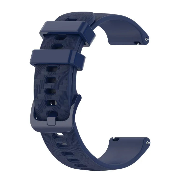 สายซิลิโคนลายเส้นคาร์บอนไฟเบอร์ 20 มม. สำหรับ Samsung Galaxy Watch Active 40 มม., สำหรับ Samsung Galaxy Watch 42 มม., สำหรับ Samsung Gear Sport, สำหรับ Samsung Gear S2 Classic