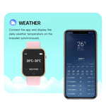 นาฬิกาอัจฉริยะหน้าจอสี D20L 1.3 นิ้ว กันน้ำมาตรฐาน IP67