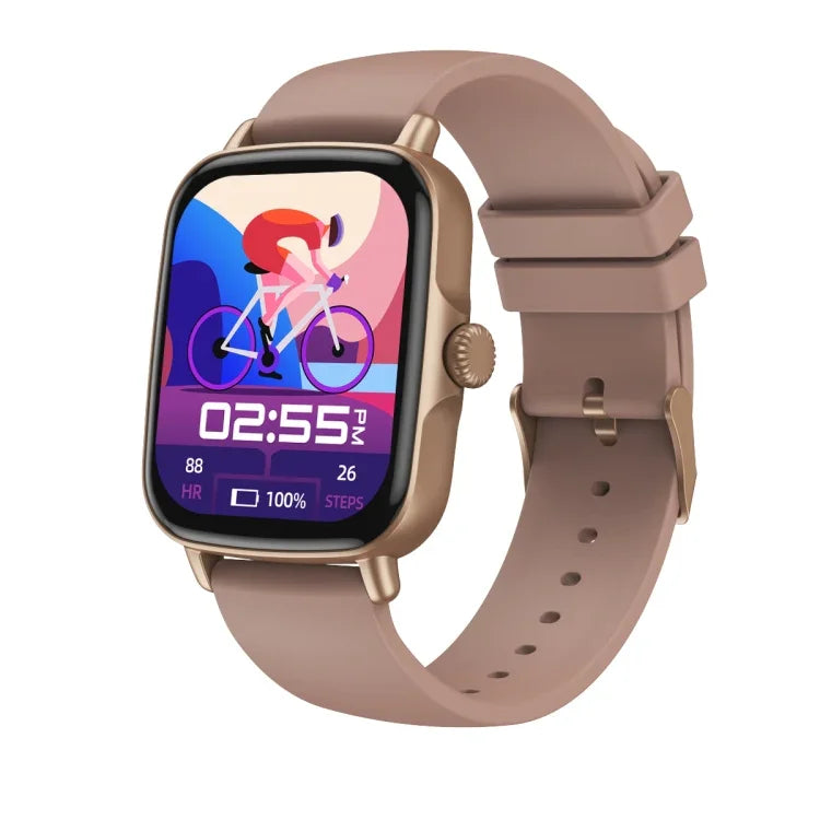 นาฬิกาอัจฉริยะหน้าจอสี AW18 1.69 นิ้ว รองรับการโทร Bluetooth / ตรวจวัดอัตราการเต้นหัวใจ