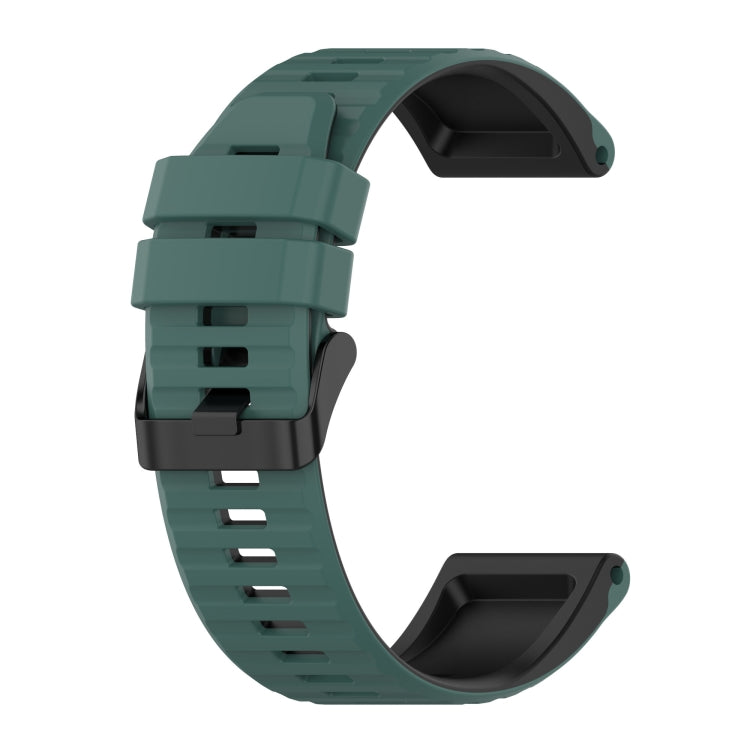 26mm Silicone Mixing Color Watch Strap, For Garmin Fenix 3, For Garmin Fenix 3 HR, For Garmin Fenix 3 Sapphire