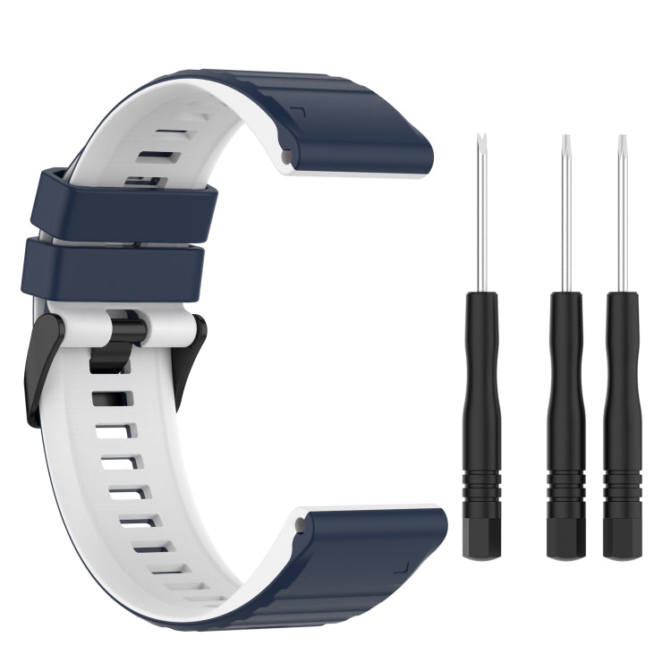 26mm Silicone Mixing Color Watch Strap, For Garmin Fenix 3, For Garmin Fenix 3 HR, For Garmin Fenix 3 Sapphire