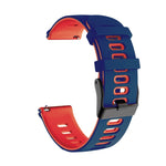 22mm Mixed-Color Silicone Strap, For Huawei Watch GT 42mm / 46mm, For Huawei Watch GT2 46mm