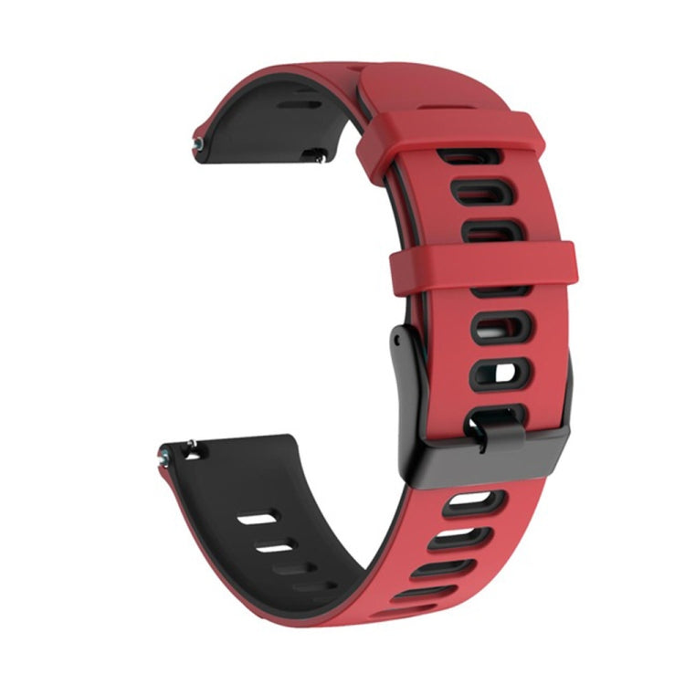สายซิลิโคนสีผสมขนาด 20 มม. สำหรับ Samsung Galaxy Watch 4 Classic ขนาด 42 มม. สำหรับ Samsung Galaxy Watch 4 Classic ขนาด 46 มม.