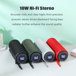 T&G TG332 ลำโพงบลูทูธพกพากันน้ำ สเตอริโอ HIFI 10W