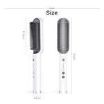 เครื่องหนีบผม K-SKIN KD380 เครื่องหนีบผมไฟฟ้า เครื่องม้วนผมหวีแปรงเซรามิก PTC ความร้อน หวีแปรงผมตรง ปลั๊ก UK สีดำ ปลั๊ก UK สีขาว ปลั๊ก EU สีดำ ปลั๊ก EU สีขาว