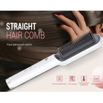 เครื่องหนีบผม K-SKIN KD380 เครื่องหนีบผมไฟฟ้า เครื่องม้วนผมหวีแปรงเซรามิก PTC ความร้อน หวีแปรงผมตรง ปลั๊ก UK สีดำ ปลั๊ก UK สีขาว ปลั๊ก EU สีดำ ปลั๊ก EU สีขาว