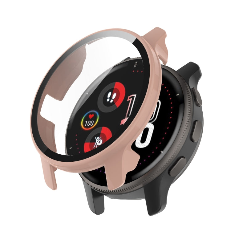 PC+Tempered Film Fully Enclosed Protective Case, For Garmin Venu 2 Plus