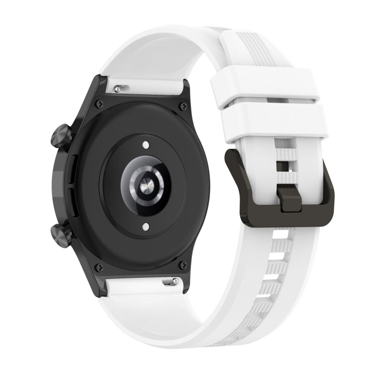 22mm Vertical Silicone Watch band, For Huawei Watch GT 42mm/46mm, For Huawei Watch GT2 46MM, For Honor Magic Watch 2 46m, For Honor Magic Watch