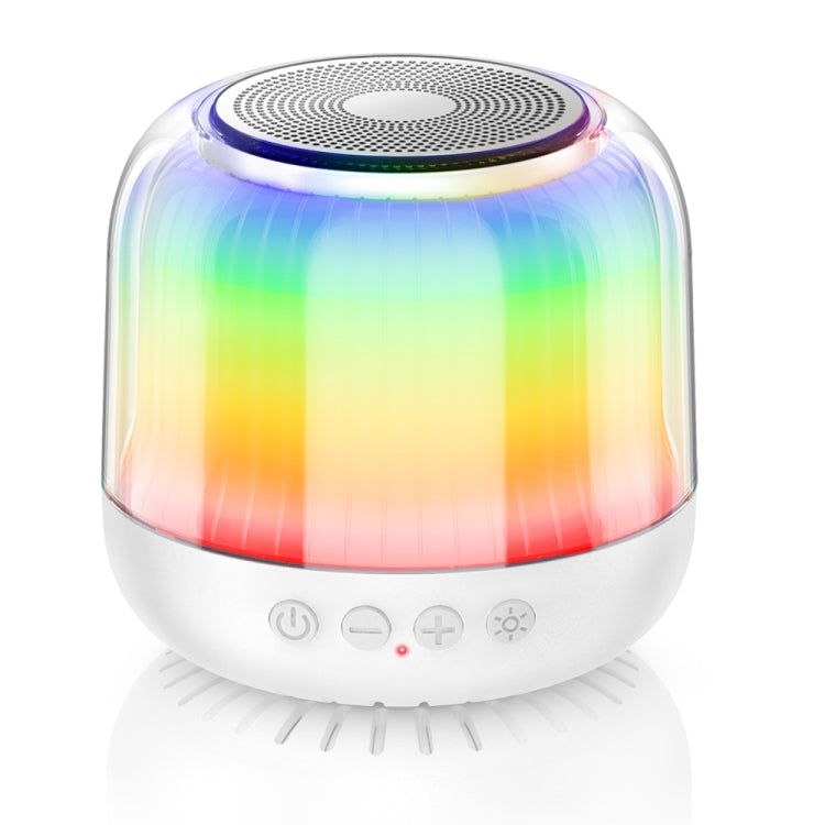 JY12 ลำโพงบลูทูธไร้สายพร้อมไฟ LED RGB เต็มจอ