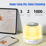 JY12 ลำโพงบลูทูธไร้สายพร้อมไฟ LED RGB เต็มจอ