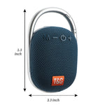 T&G TG321 ลำโพงมินิไร้สายพกพากลางแจ้ง TWS พร้อมไฟ LED, TG321