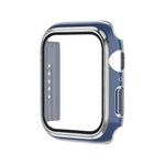 Electroplating Two-color PC+Tempered Film Watch Case, For Apple Watch Series 3/2/1 42mm, For Apple Watch Series 9 / 8 / 7 41mm