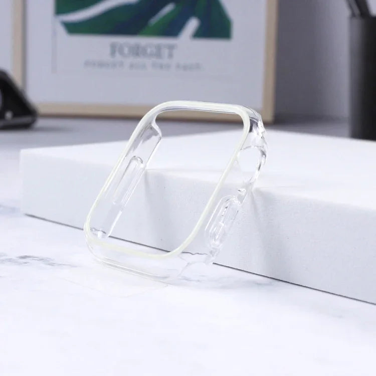 เคส PC สีสันกลวงเรืองแสง สำหรับ Apple Watch Series 9 / 8 / 7 45มม., สำหรับ Apple Watch Series 6/5/4/SE 44มม., สำหรับ Apple Watch Series 3/2/1 42มม., สำหรับ Apple Watch Series 9 / 8 / 7 41มม., สำหรับ Apple Watch Series 6/5/4/SE 40มม.