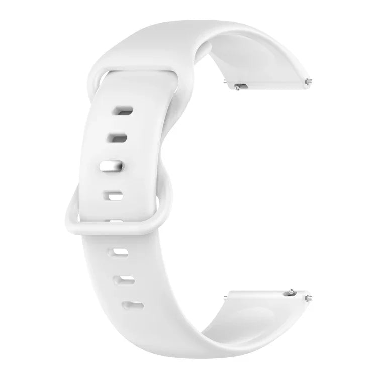 สายซิลิโคนสีพื้นขนาด 20 มม. สำหรับ Samsung Galaxy Watch Active 40 มม., สำหรับ Samsung Galaxy Watch 42 มม., สำหรับ Samsung Galaxy Gear Sport, สำหรับ Samsung Gear S2 Classic