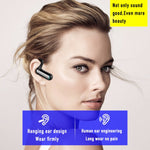 FW5 หูฟังกีฬาไร้สาย BT5.2 แบบไม่ใส่ในหู ระบบ Bone Conduction TWS รองรับผู้ช่วยเสียง รุ่น FW5 สีดำ