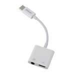 สายอะแดปเตอร์ข้อมูล ENKAY ENK-AT106 USB-C / Type-C เป็นเสียง 3.5 มม. + หูฟังและชาร์จ Type-C