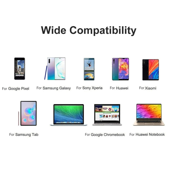 สายอะแดปเตอร์ข้อมูล ENKAY ENK-AT106 USB-C / Type-C เป็นเสียง 3.5 มม. + หูฟังและชาร์จ Type-C